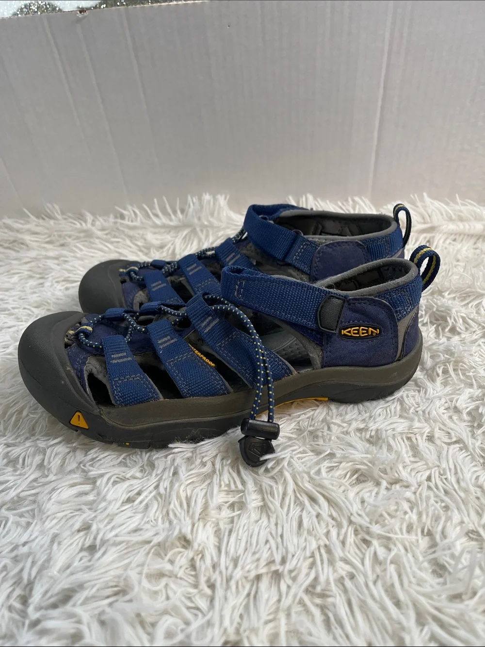 Keen Navy Blue Youth Closed-Toe Outdoor Sandals